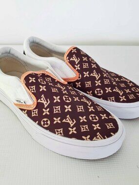 Vans & Louis Vuitton Colab Mens Shoes Size 6 Womens Size 7.5